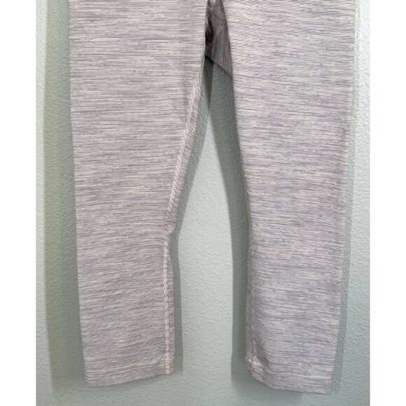 Lululemon Wunder Under Womens High-Rise Crop Leggings Sz 8 Heathered Light‎ Pink - Picture 4 of 12